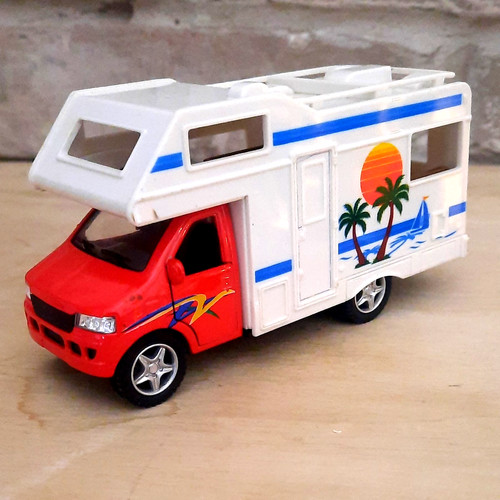 Kinsfun campervan rot weiß - kinsfun, rot/weiß