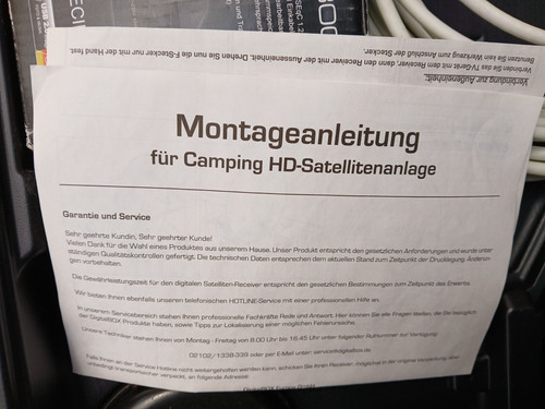 Mobile satellitenanlage für - mobile,