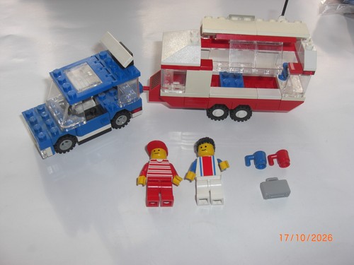 Lego wohnmobil mit - wohnmobil, anhänger