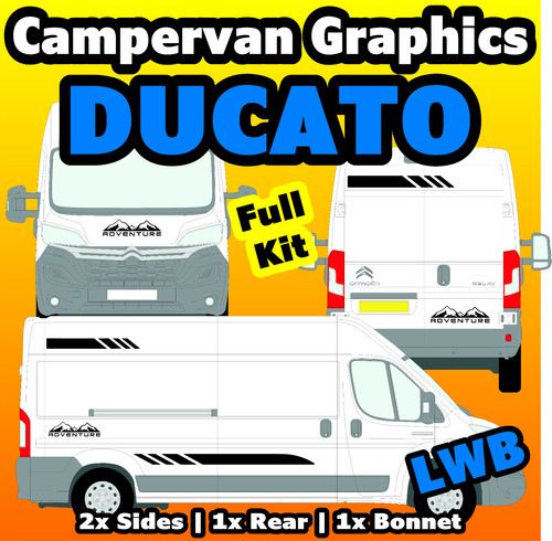 Wohnmobil grafik kit - kit, aufkleber